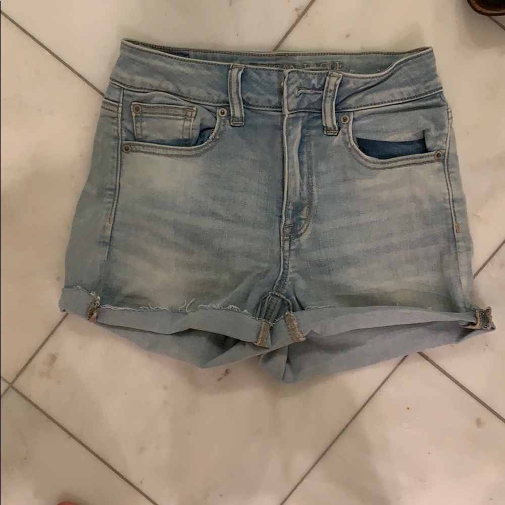 American eagle denim shorts size 25/26